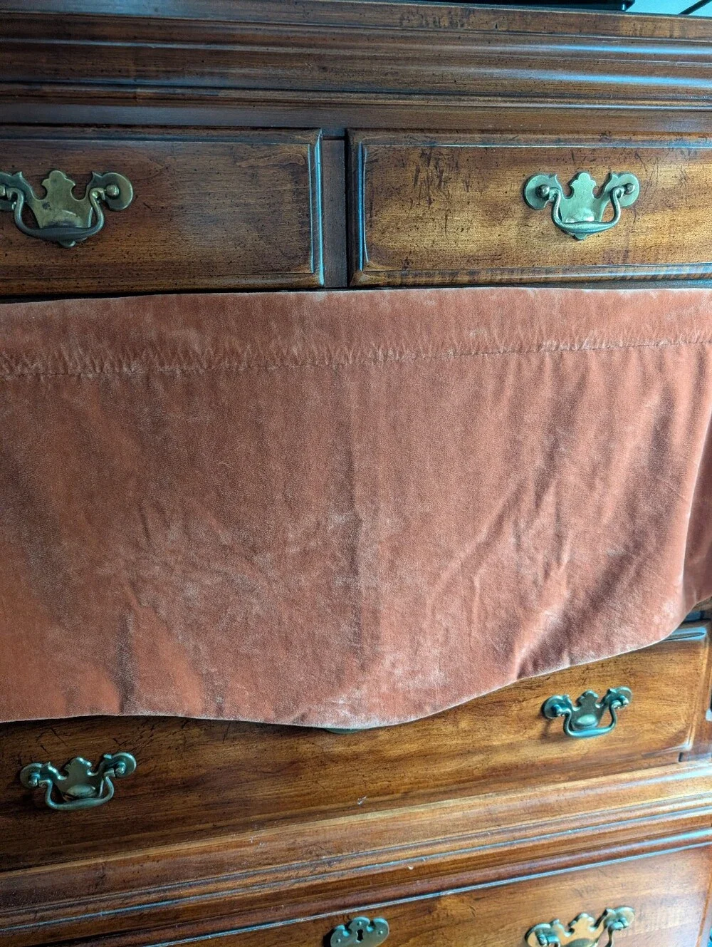 Brick Colored - Sueded Velvet Set